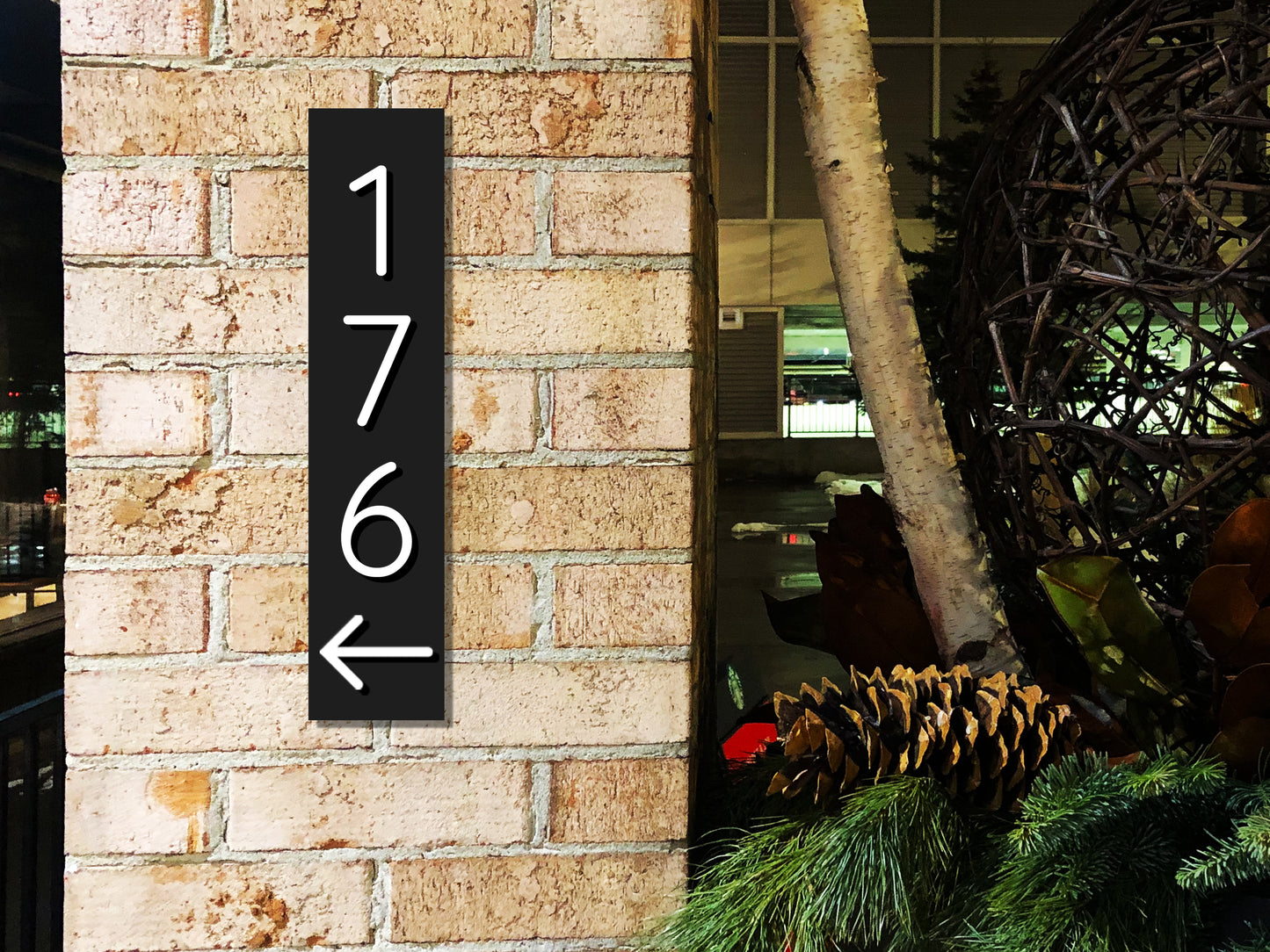 Numéros de maison modernes | Plaque d'adresse | Idée cadeau de pendaison de crémaillère | Plaques d'adresse pour la maison