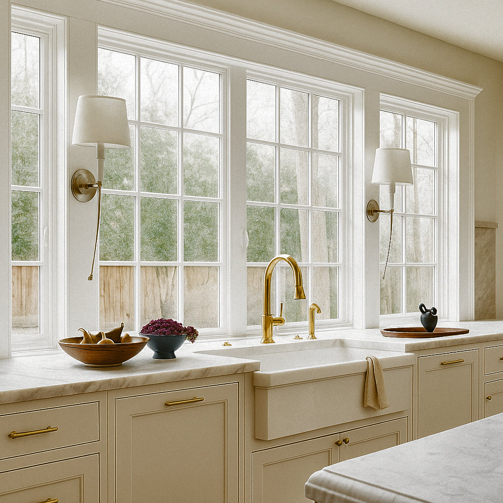 Premium PVC Window Grid | Custom Pane Overlay for Existing Windows | Thick 1/4" Solid PVC Strips (Not Tape Rolls) | Real 3D Window Mullion Look | Durable, Indoor/Outdoor Material