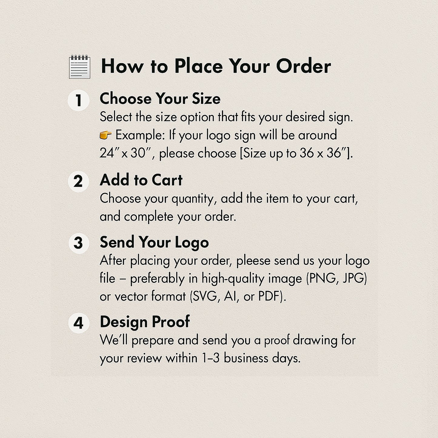 Custom Metal Logo Sign – Personalized Business Logo Signage - Custom Signage - Metal personalized sign