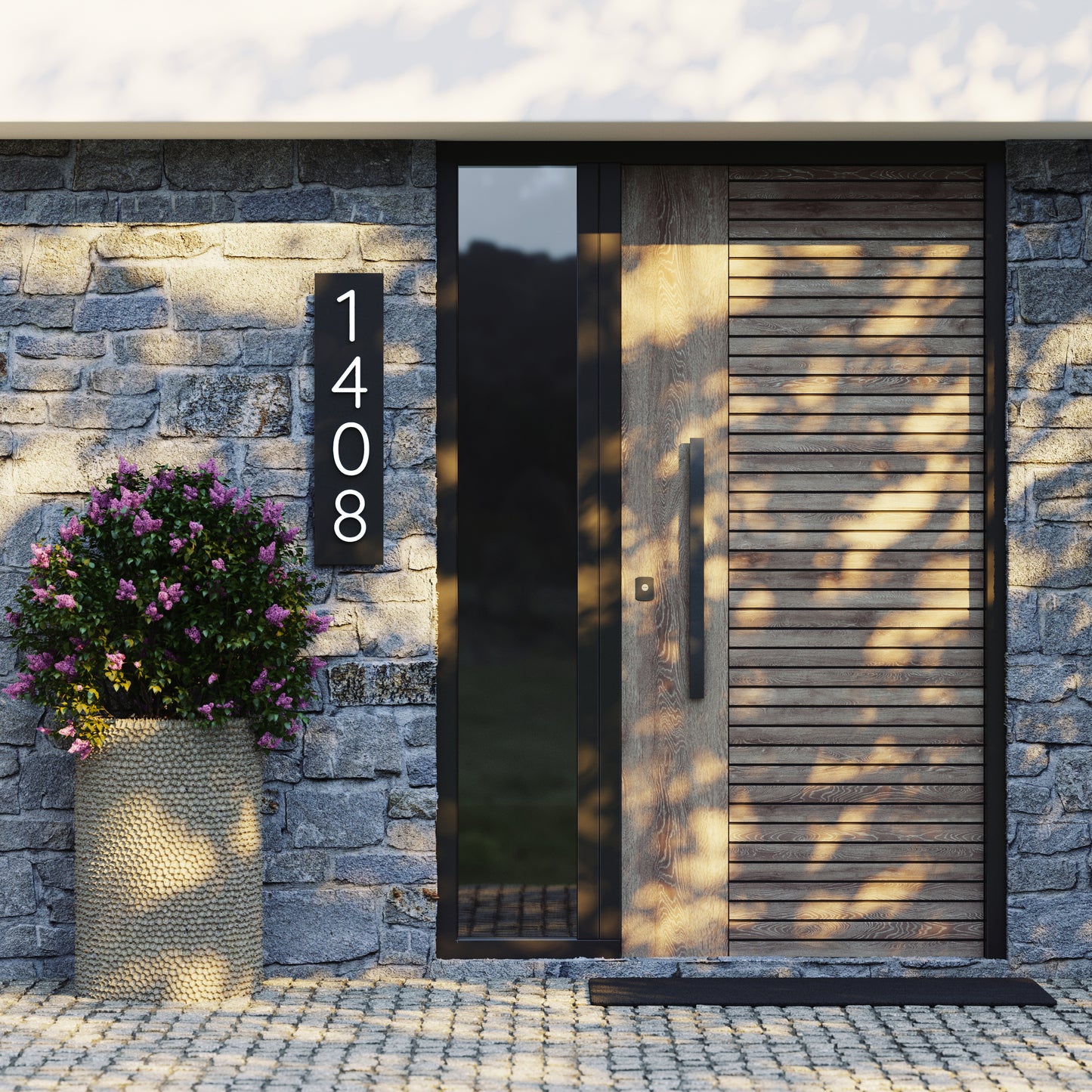 House number address sign