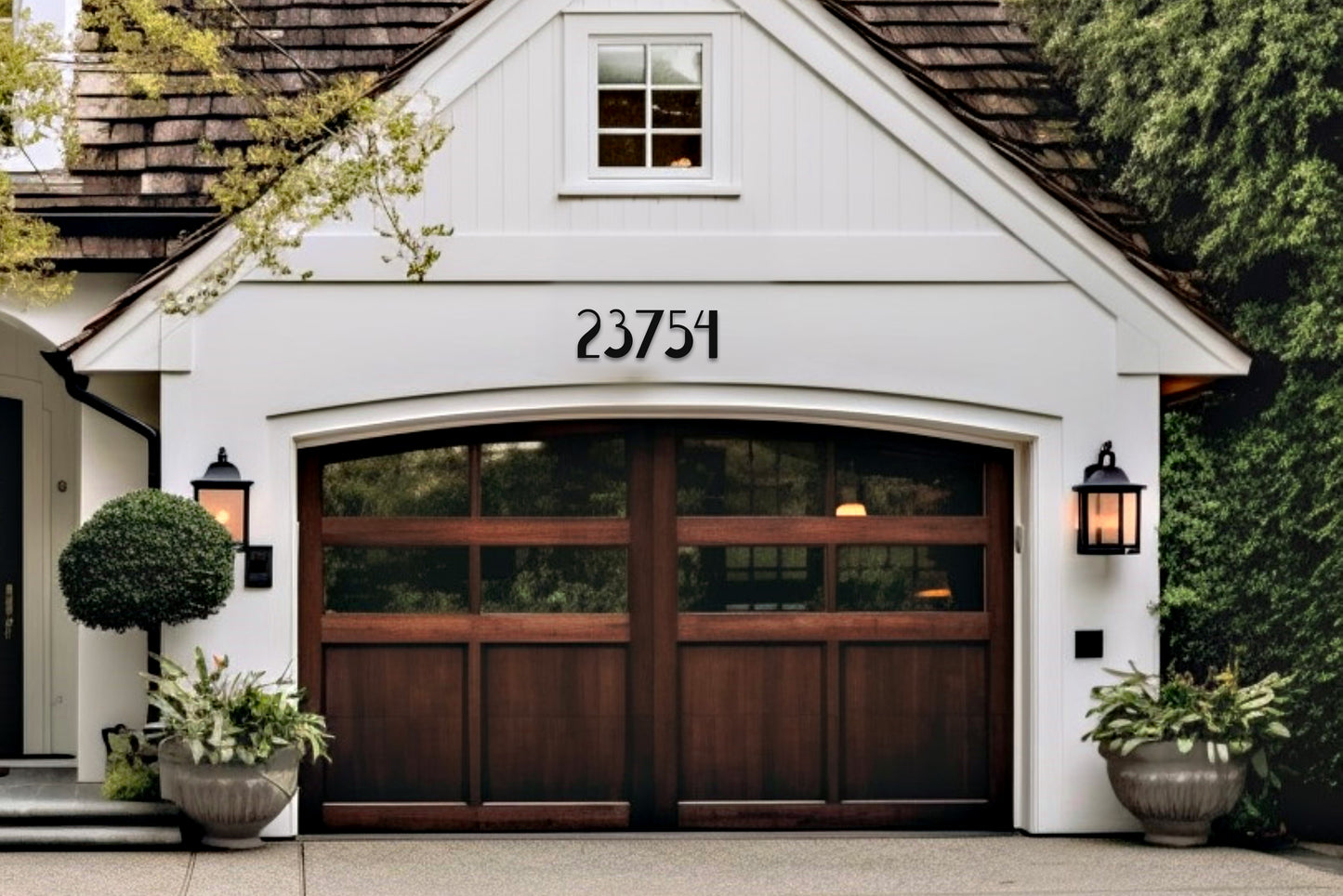 6-Inch Modern Metal House Numbers – Outdoor Address Sign for Home, Durable & Easy to Install