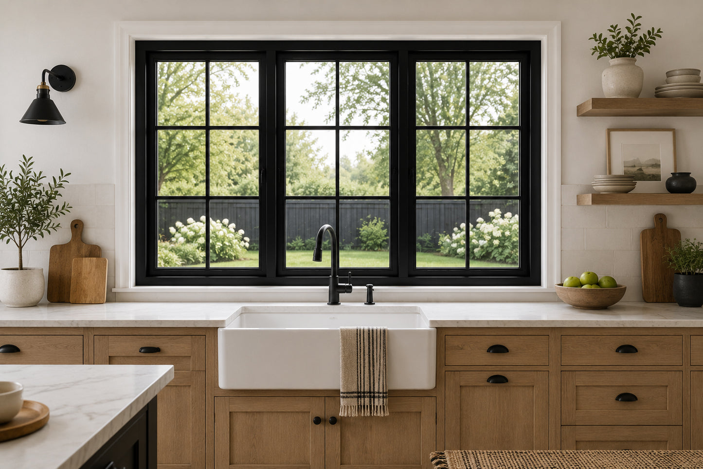 Premium PVC Window Grid | Custom Pane Overlay for Existing Windows | Thick 1/4" Solid PVC Strips (Not Tape Rolls) | Real 3D Window Mullion Look | Durable, Indoor/Outdoor Material