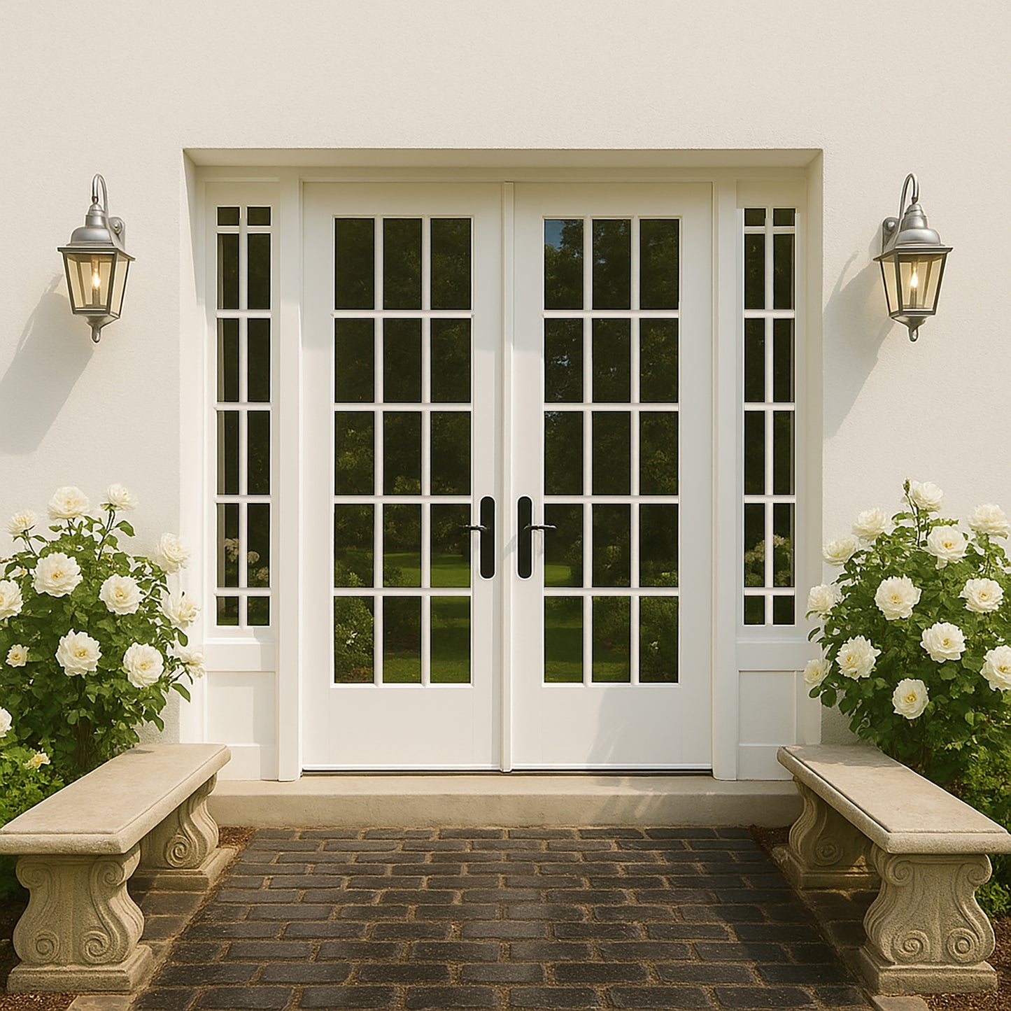 Premium PVC Window Grid | Custom Pane Overlay for Existing Windows | Thick 1/4" Solid PVC Strips (Not Tape Rolls) | Real 3D Window Mullion Look | Durable, Indoor/Outdoor Material