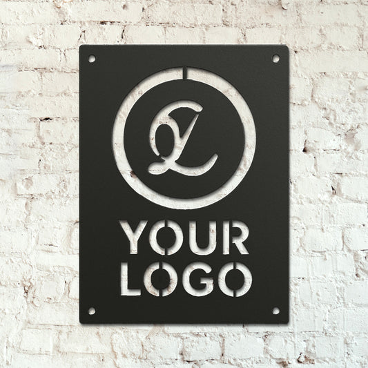 Custom Metal Logo Sign – Personalized Business Logo Signage - Custom Signage - Metal personalized sign
