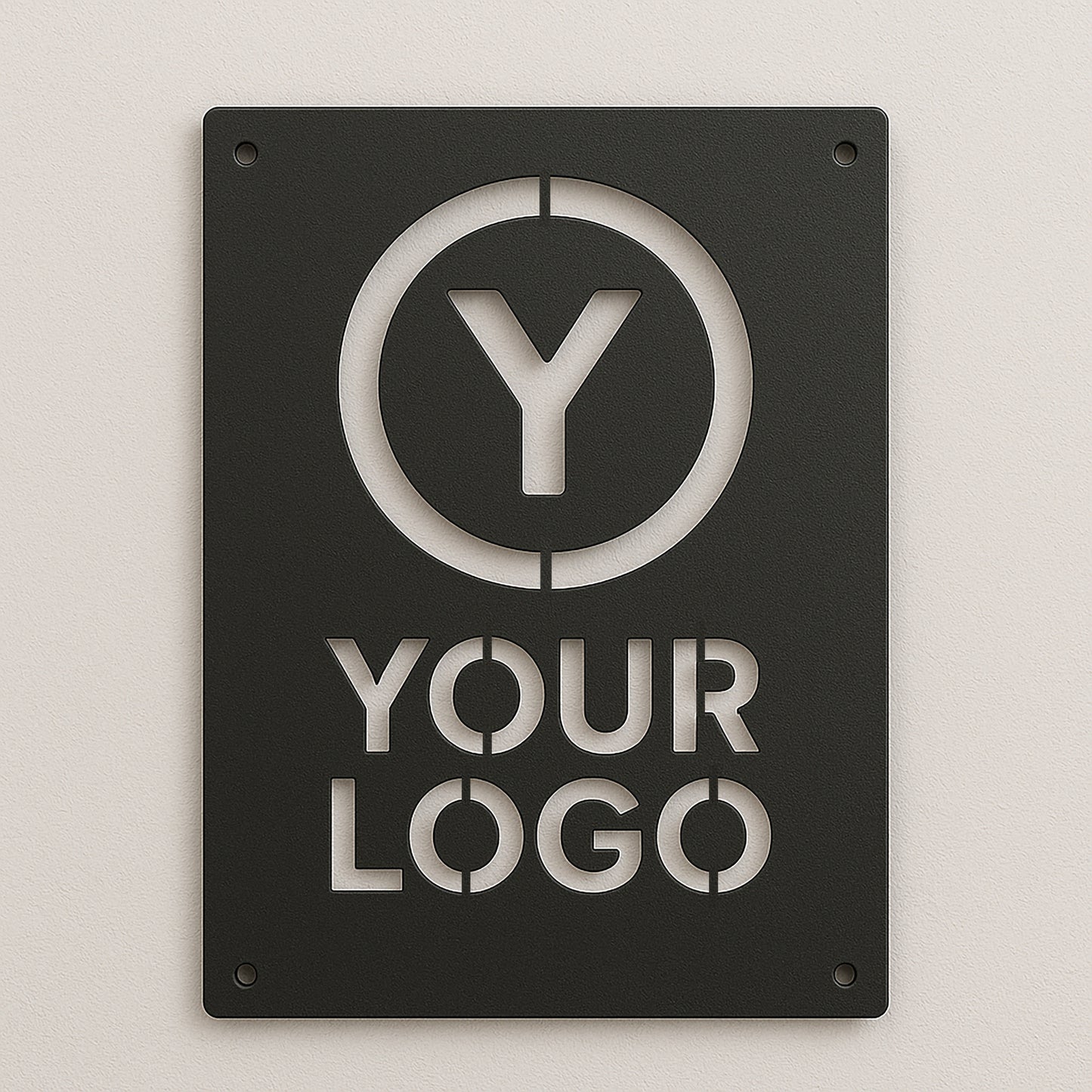 Custom Metal Logo Sign – Personalized Business Logo Signage - Custom Signage - Metal personalized sign