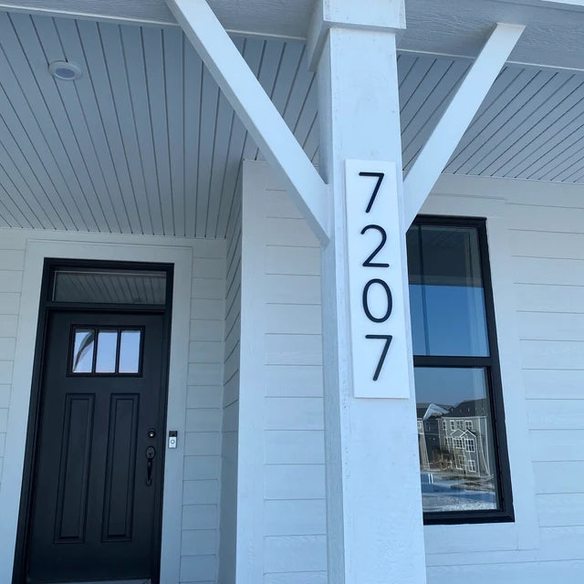 Choose your house number from white harmony website store