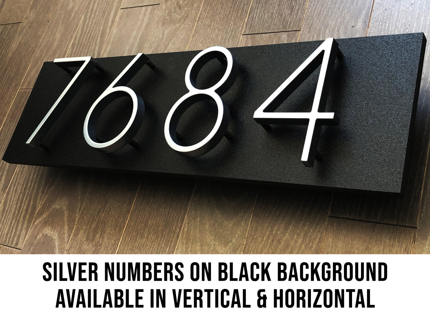 House numbers for outside with METAL numbers | Address Sign